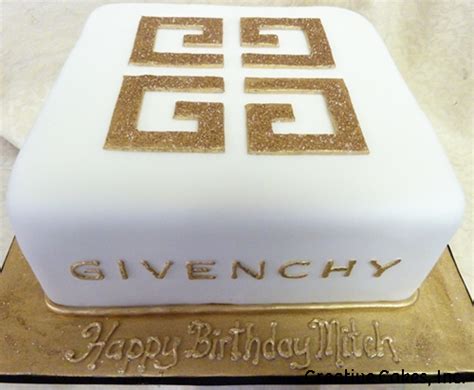 Fashion 55 Givenchy Logo Birthday Cake 